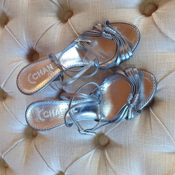 Chanel Ankle Strap Sandals - Picture 1 of 10